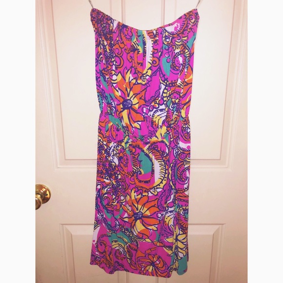 Lilly Pulitzer Dresses & Skirts - Lilly Pulitzer XS strapless swing dress Lilly Pulitzer Dresses & Skirts - Lilly Pulitzer XS strapless swing dress